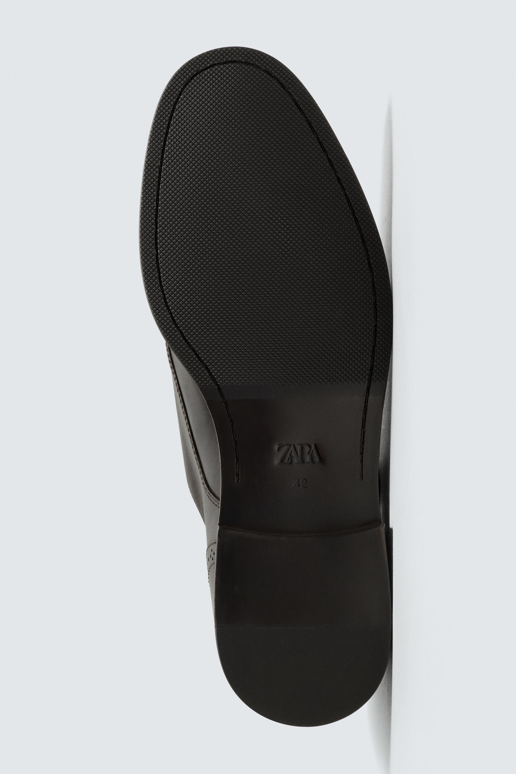 LEATHER DOUBLE BUCKLE SHOES